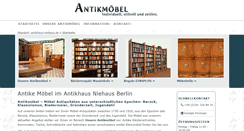 Desktop Screenshot of antikhaus-niehaus.de