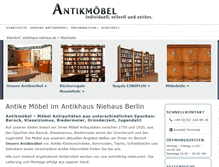 Tablet Screenshot of antikhaus-niehaus.de